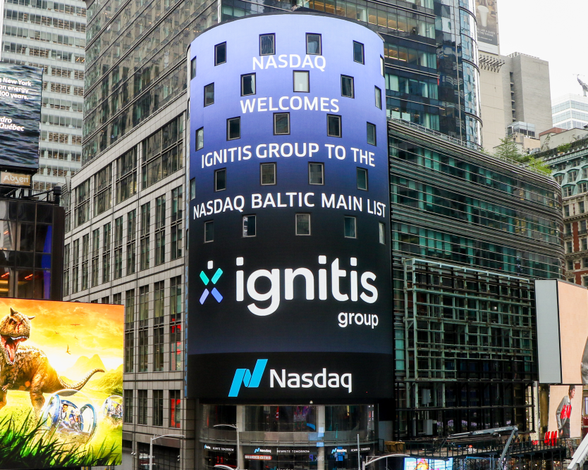 Virtual “Ignitis” conferences. IPO.